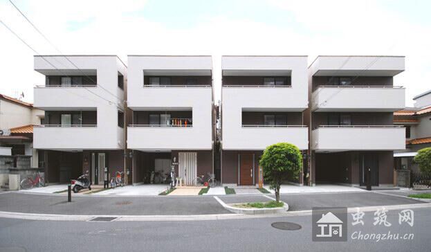日本特色数字外观住宅楼