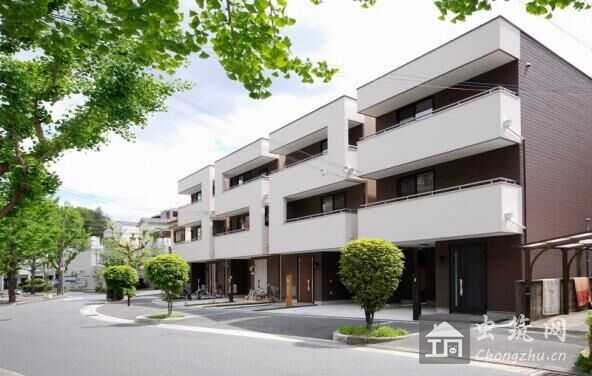 日本特色数字外观住宅楼