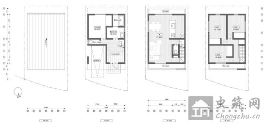 日本特色数字外观住宅楼